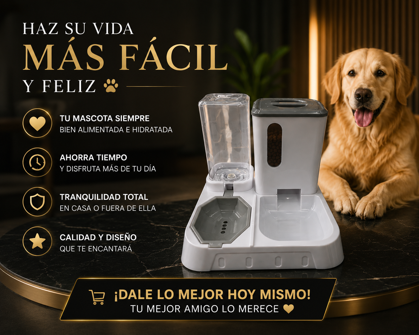 Pet feeder and waterer