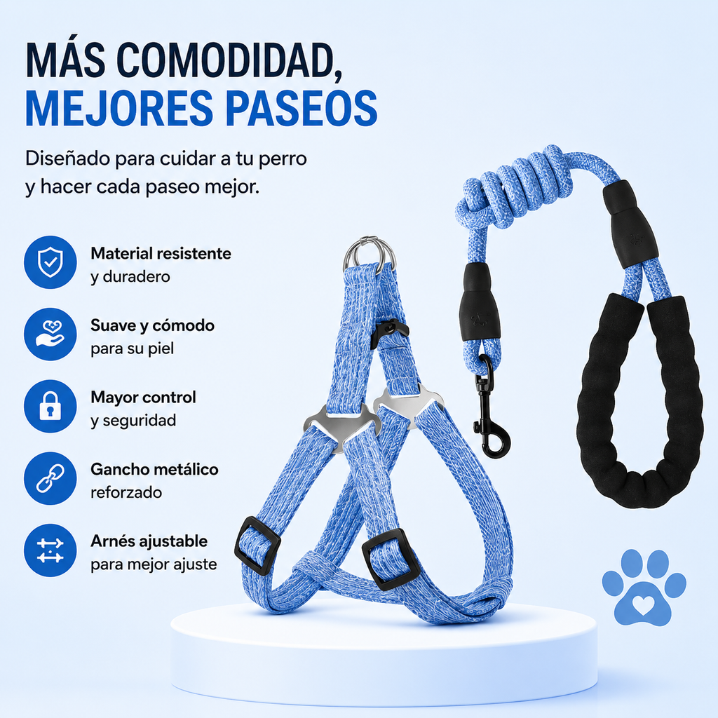 Harness with rope
