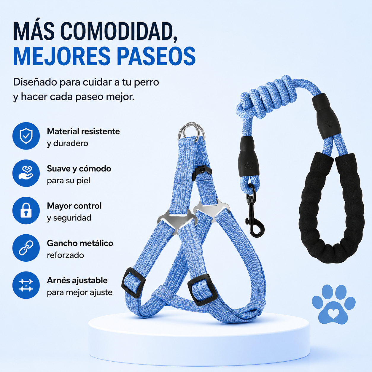 Harness with rope