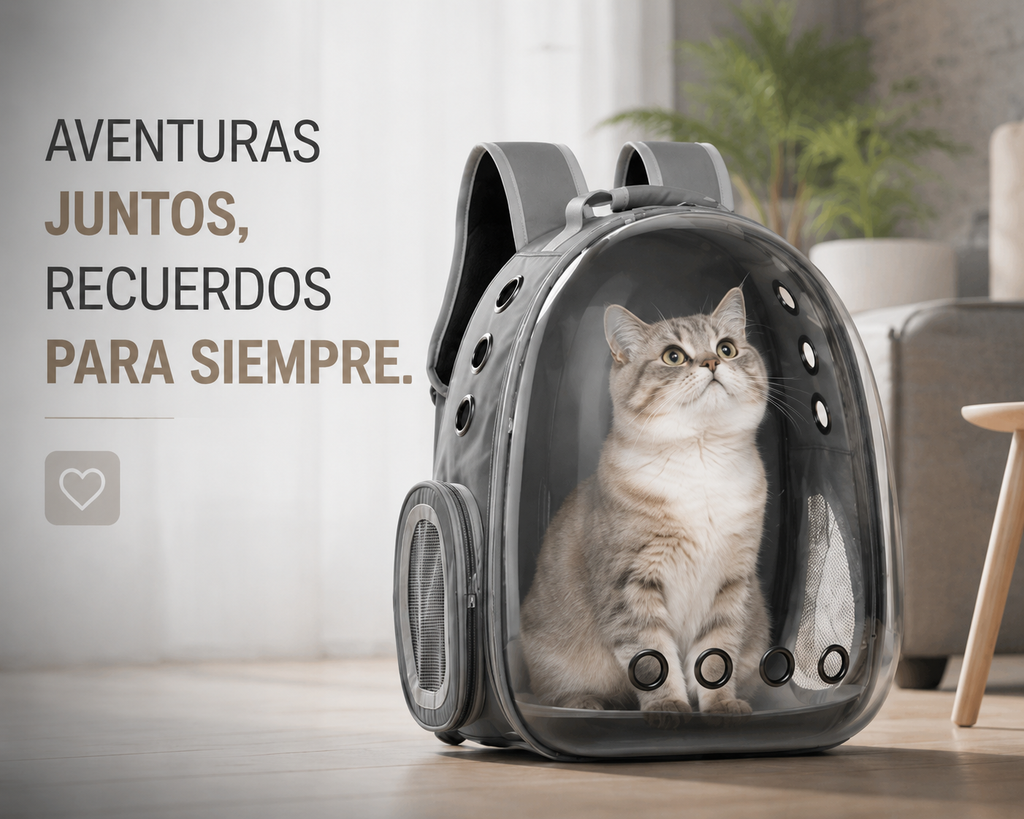 Maleta tipo capsula para Mascotas