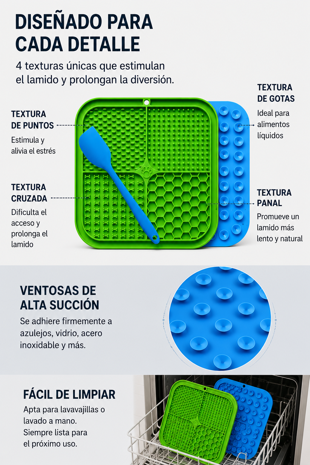 Lick mat Alfombrilla antiestrés